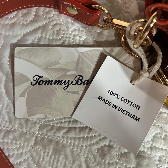 Tommy Bahama Rattan wicker satchel crossbody, NWT - Picture 13 of 16